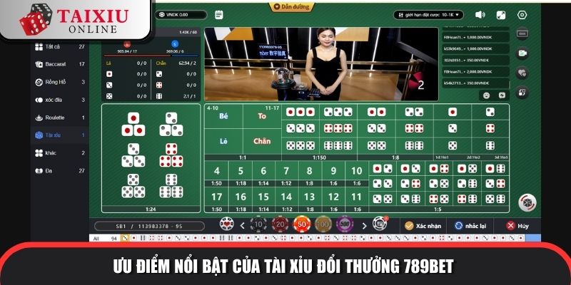 789bet 8 378 Ưu điểm nổi bật của tài xỉu đổi thưởng 789BET so với tài xỉu khác