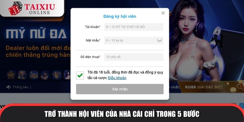 ku88 3 897 Trở thành hội viên của nhà cái chỉ trong 5 bước