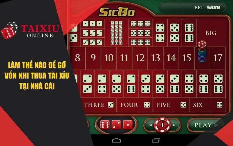 Làm Thế Nào Để Gỡ Vốn Khi Thua Tài Xỉu Tại Nhà Cái