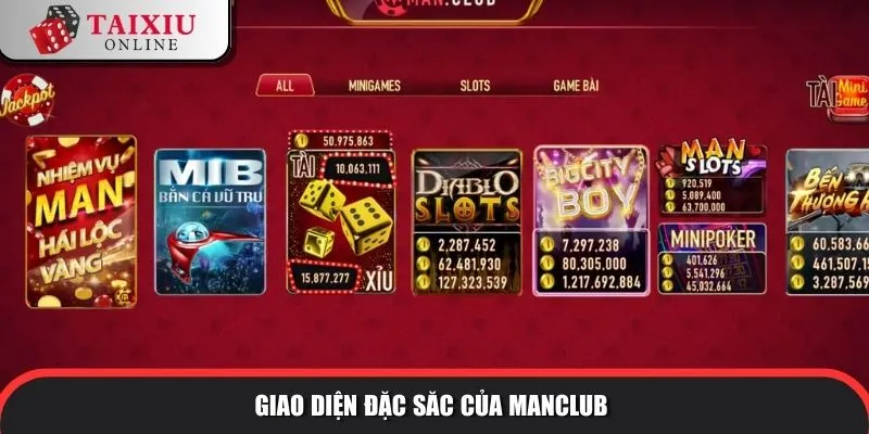manclub 2 532 Giao diện bắt mắt của cổng game tài xỉu ManClub