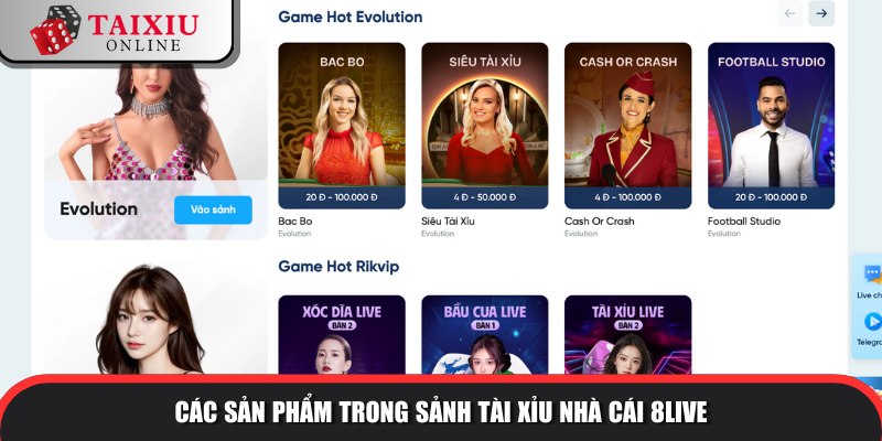 sanh tai xiu nha cai 8LIVE 715 Trải nghiệm các siêu phẩm hot