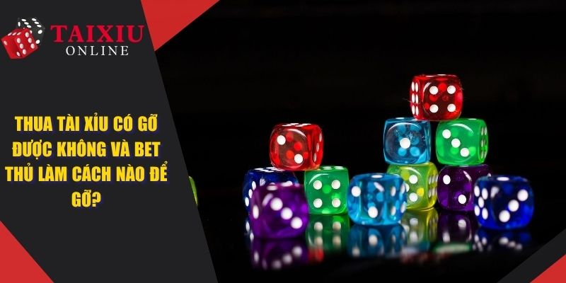 thua tai xiu co go duoc khong anh dai dien 851 Thua Tài Xỉu Có Gỡ Được Không Và Bet Thủ Làm Cách Nào Để Gỡ?
